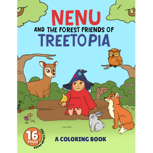 Nenu the Magical Wizard - Coloring Book